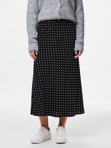 PIECES - Falda 'PCFRANAN' en negro: frente