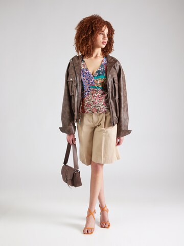 Chemisier Molly BRACKEN en mélange de couleurs