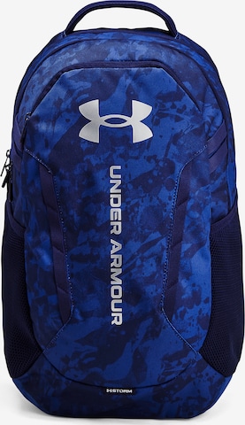 UNDER ARMOUR Sports Backpack 'Hustle 6.0' in Blue: front