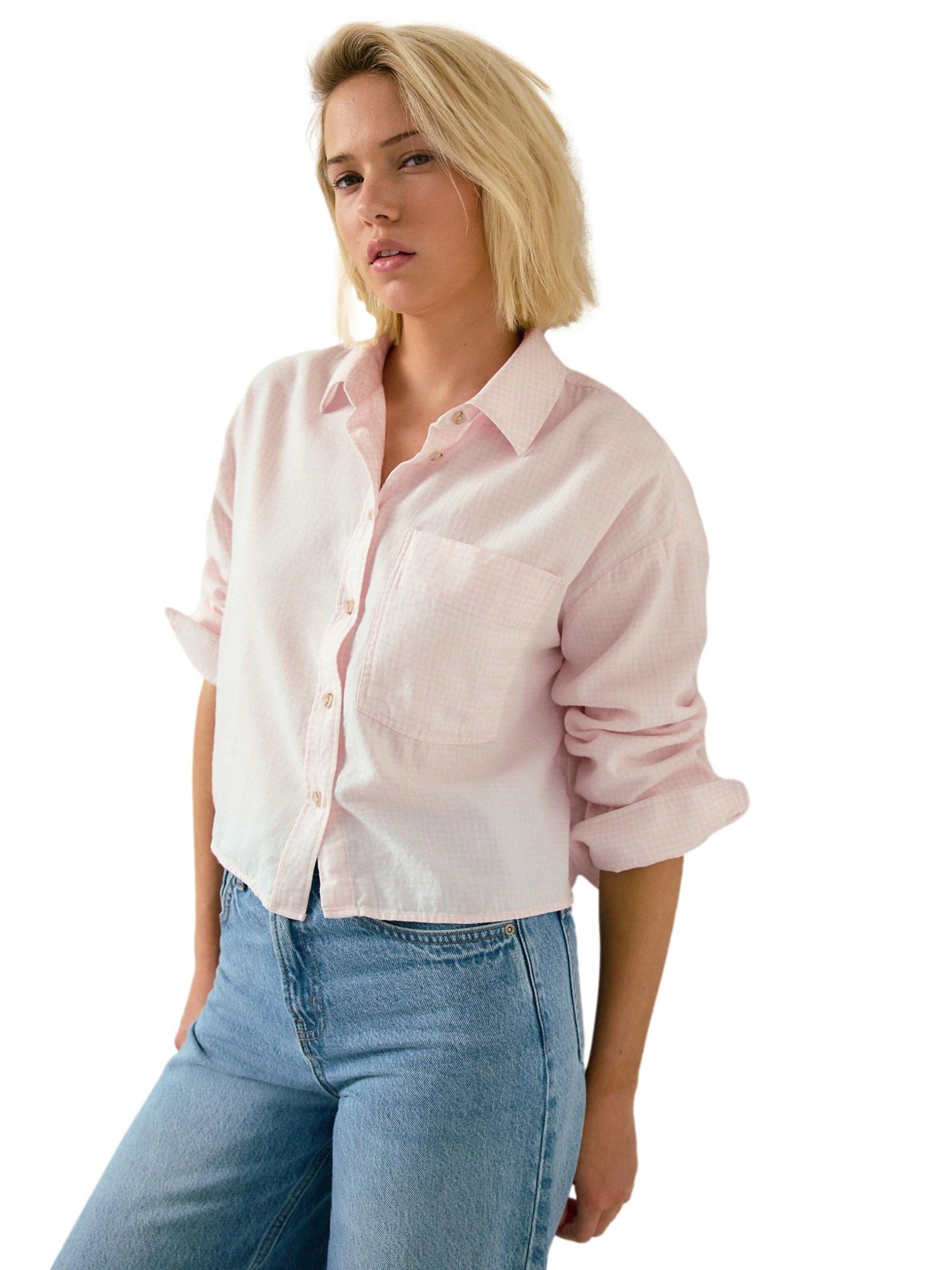Next Bluse in Pink: Vorderseite