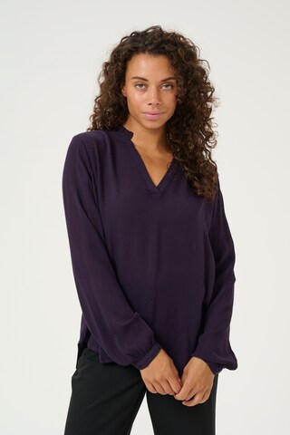Kaffe Blouse 'KA Amber' in Purple: front