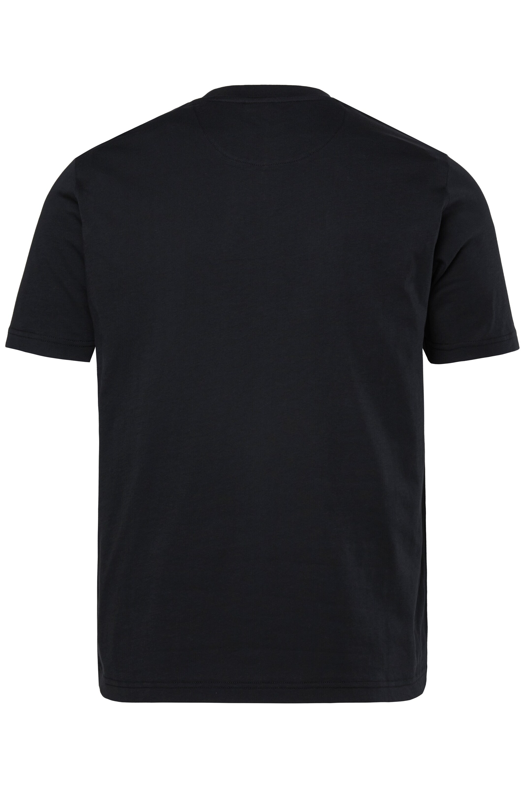 Men Plus Shirt in Schwarz
