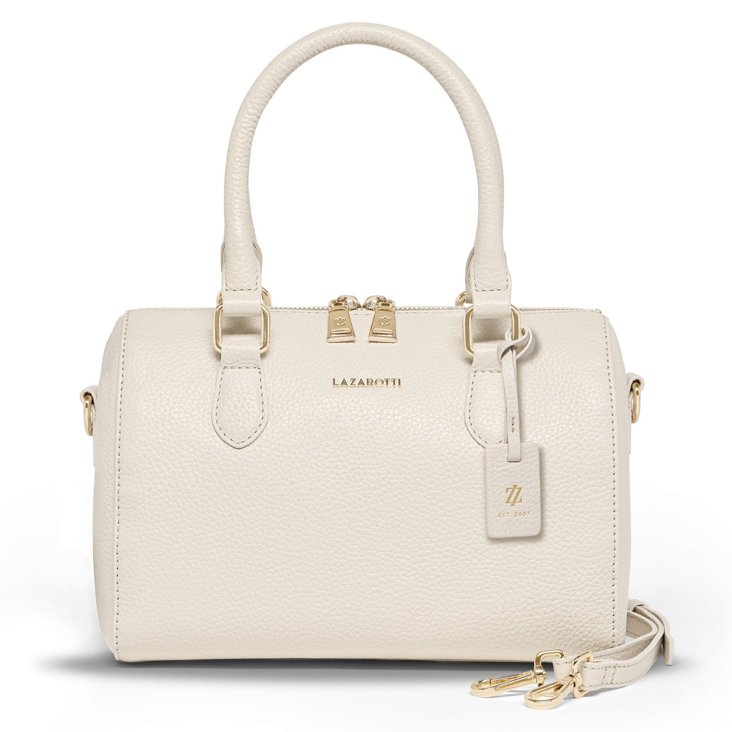 Lazarotti Handtas 'Bologna' in Beige: voorkant