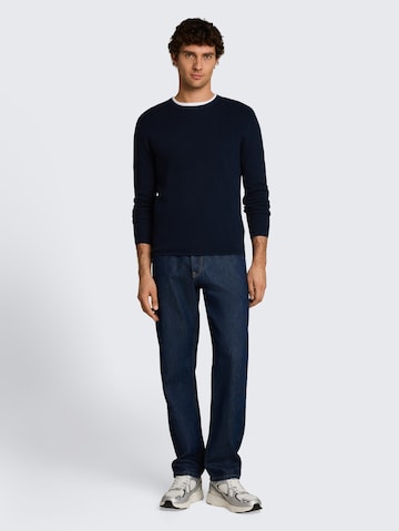 TOM TAILOR DENIM Pulover | modra barva