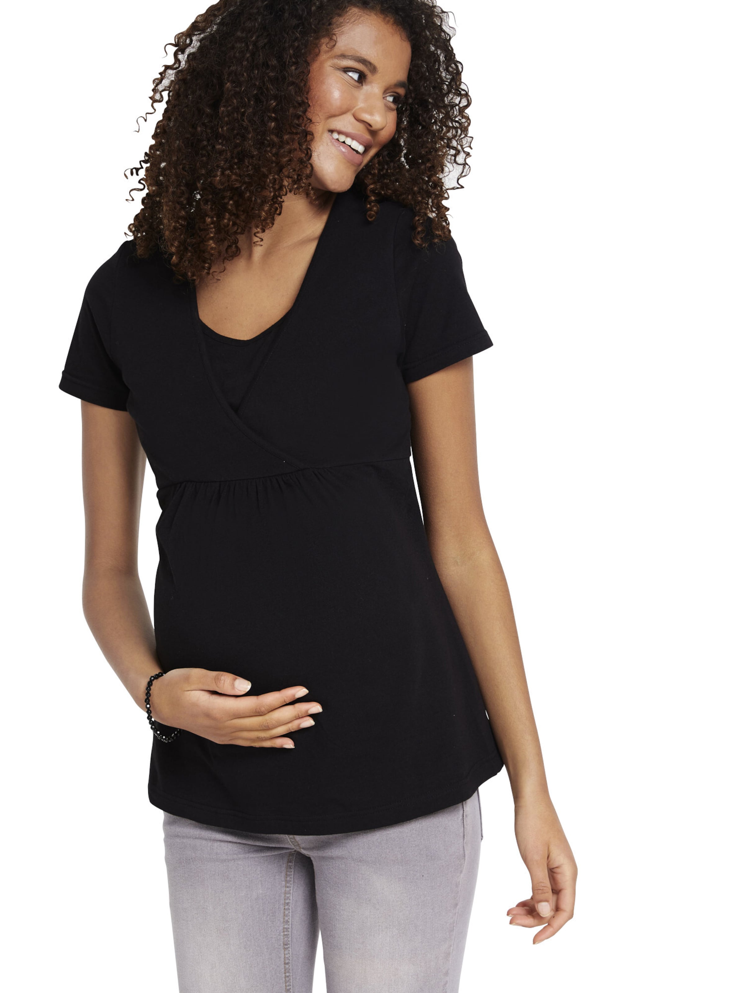 bonprix Shirt in Schwarz: Vorderseite
