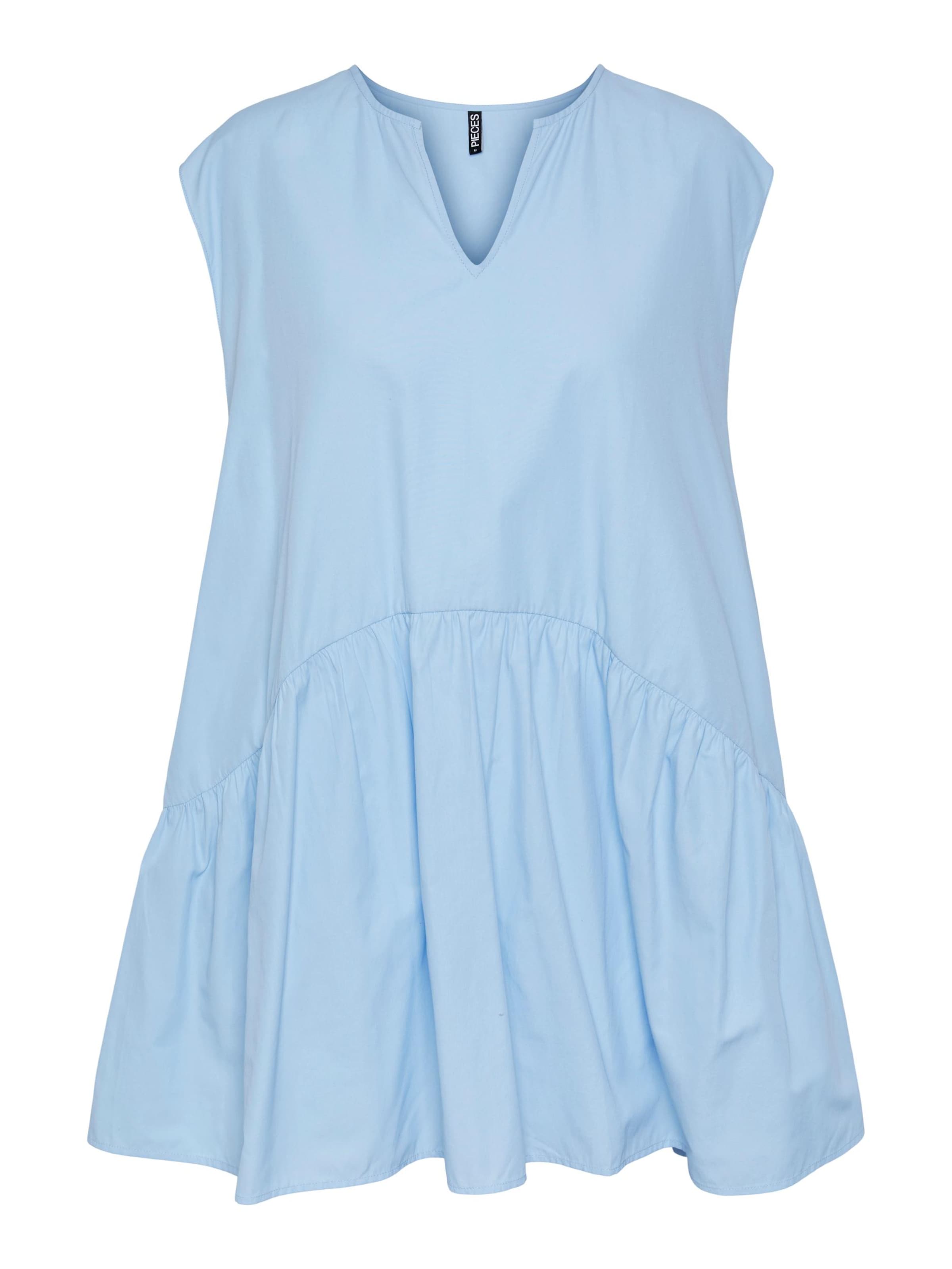 PIECES Платье 'MUSTA' в Синий: спереди