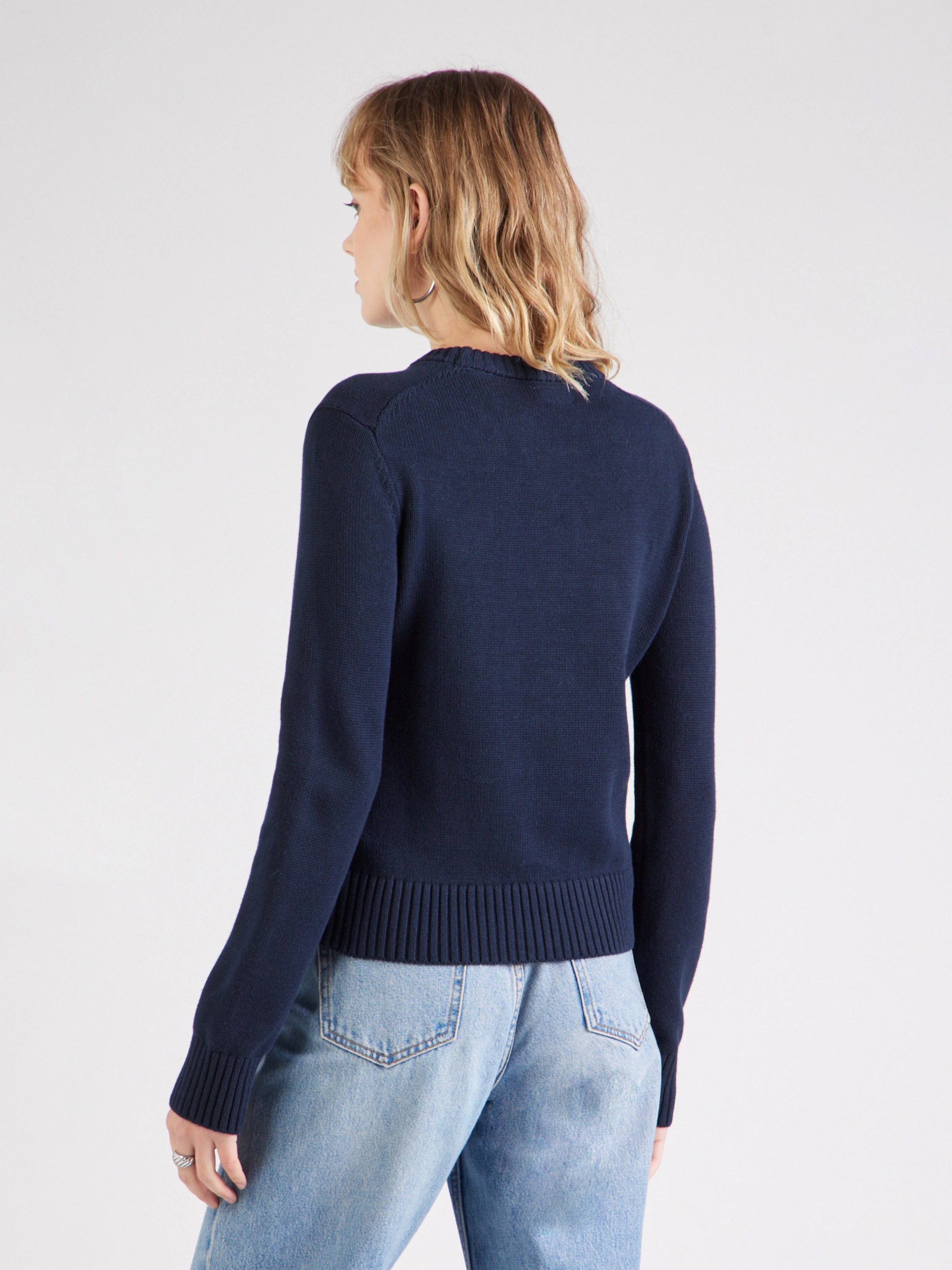 GUESS JEANS Sweater in Navy | ABOUT YOU