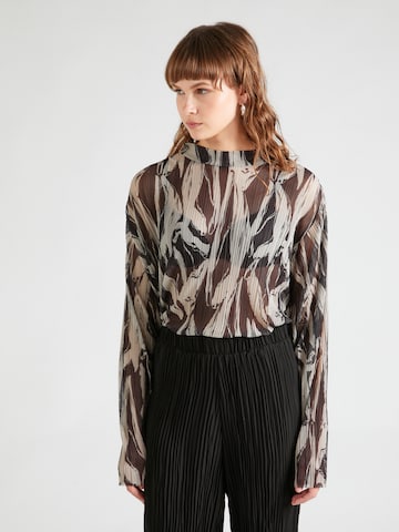 MSCH COPENHAGEN Blouse 'Janiella' in Zwart: voorkant