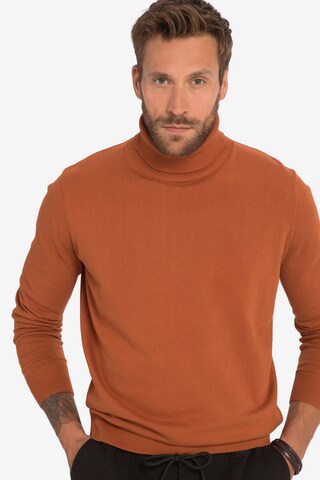 JP1880 Sweater in Orange: front