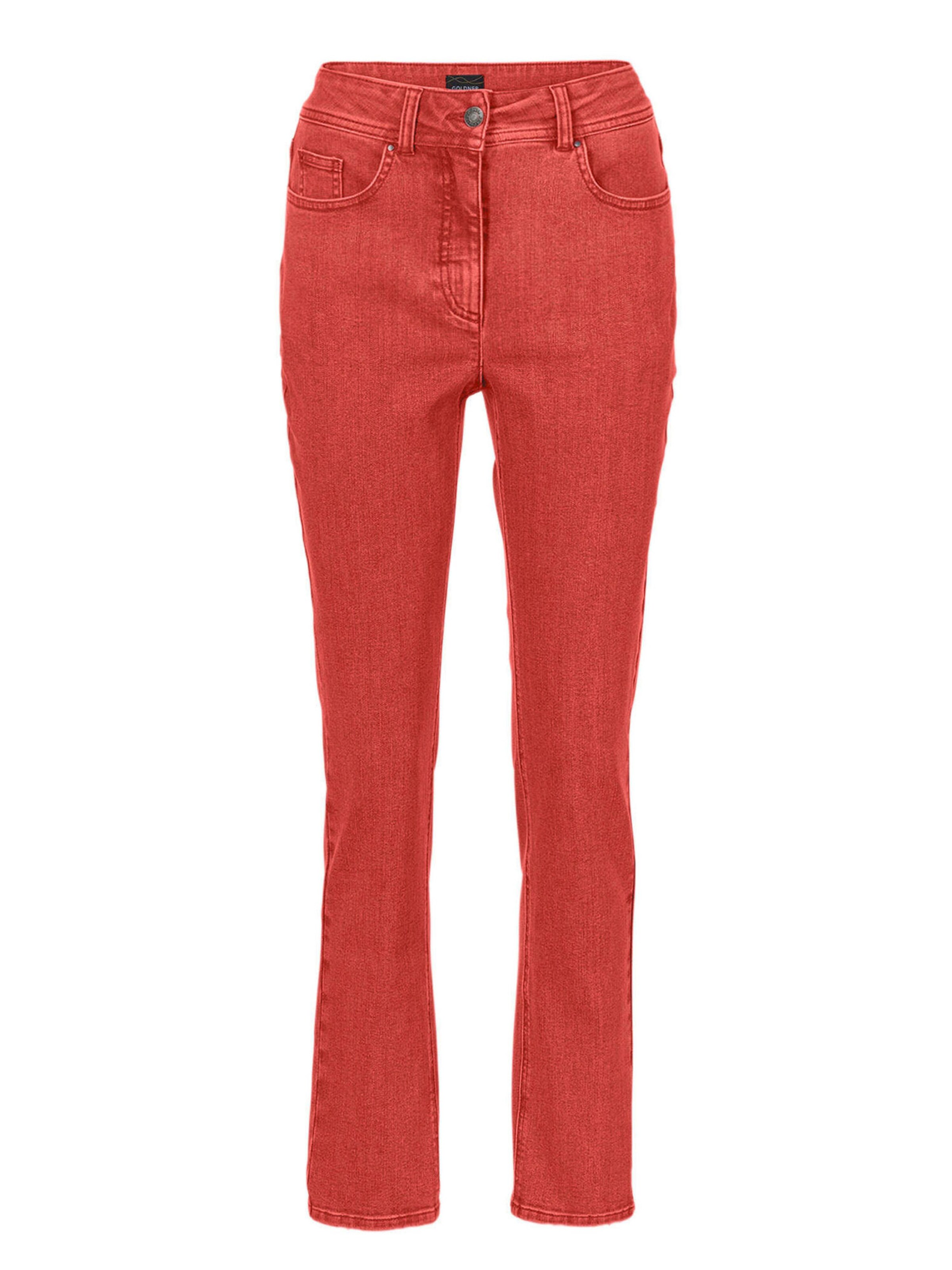 Goldner Jeans in Red: front