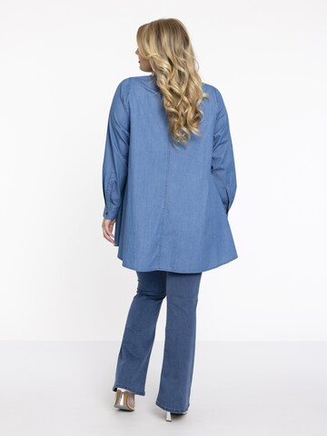 Yoek Bluse in Blau