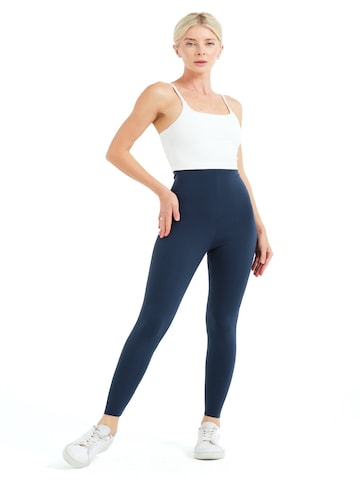 Justever Skinny Legíny – modrá: přední strana