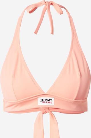 Tommy Hilfiger Underwear Háromszög Bikini felső 'HALTER' - narancs: elől