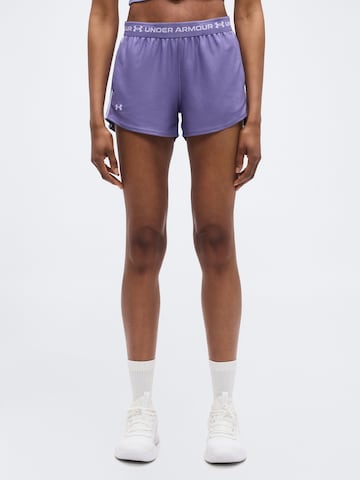 UNDER ARMOUR Štandardný strih Športové nohavice 'Play Up' - Fialová: predná strana