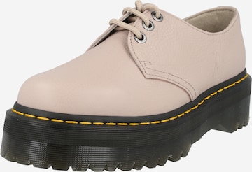 Chaussure à lacets 'Quad II' Dr. Martens en gris : devant