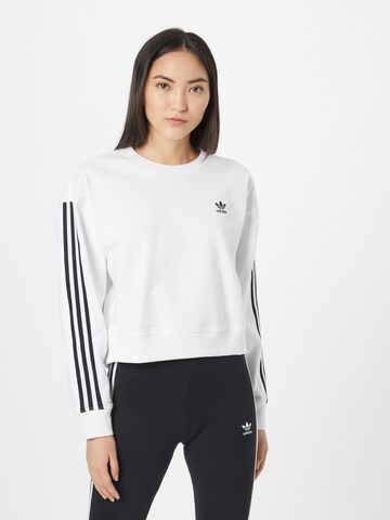 Sweat-shirt 'Adicolor Classics' ADIDAS ORIGINALS en blanc : devant