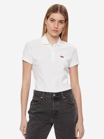 LEVI'S ® Футболка 'Slim Polo Shirt' в Белый