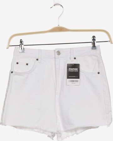 TOPSHOP Shorts S in Weiß: predná strana