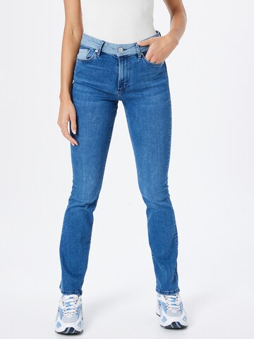 s.Oliver Slimfit Jeans 'Beverly' in Blauw: voorkant