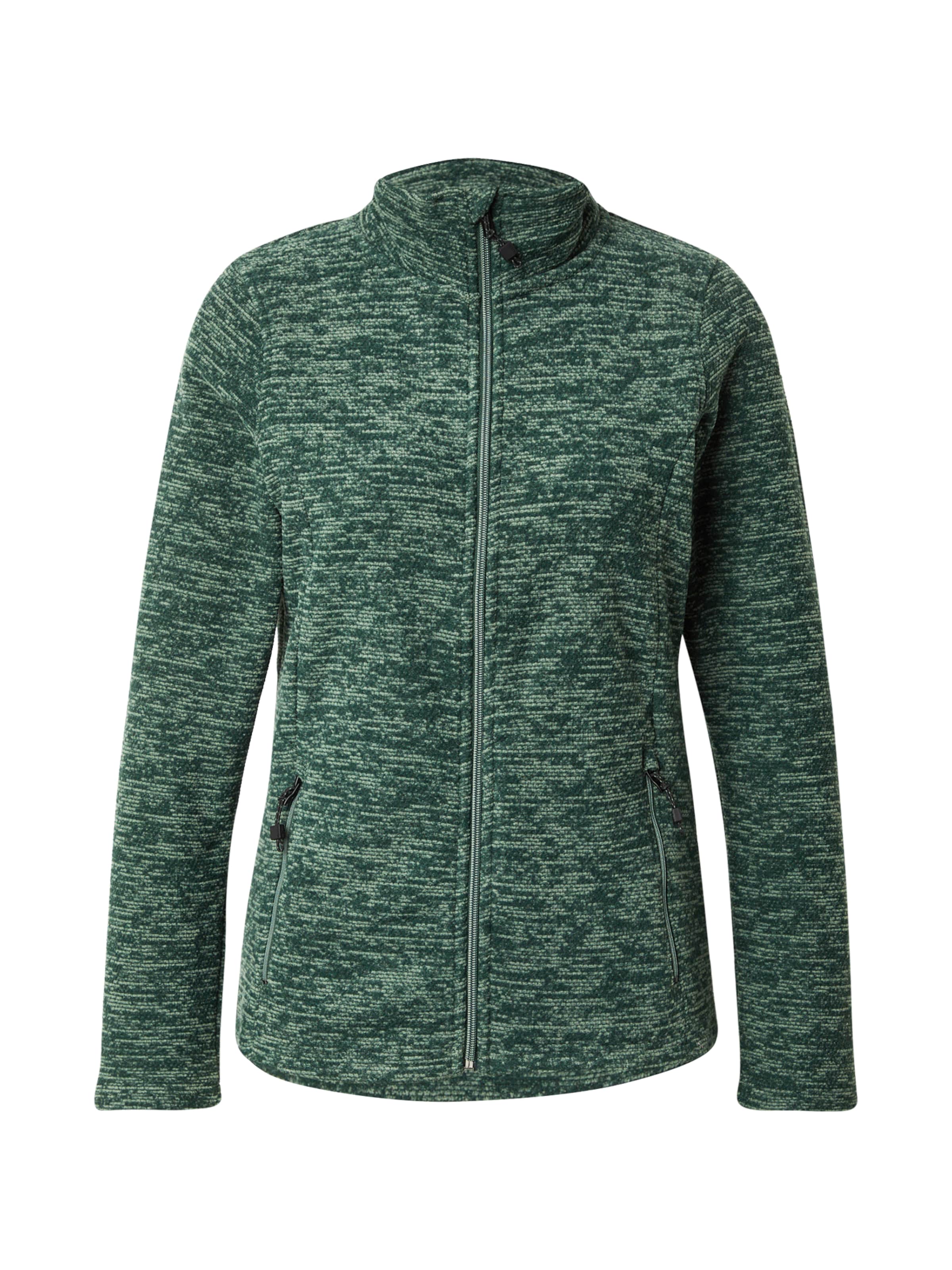 KILLTEC Funkčná flisová bunda 'KOW 113' - Zelená: predná strana