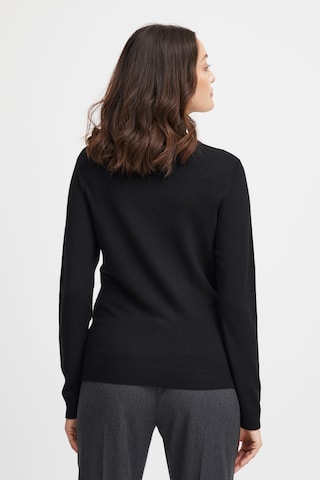 Fransa Sweater 'Blume' in Black