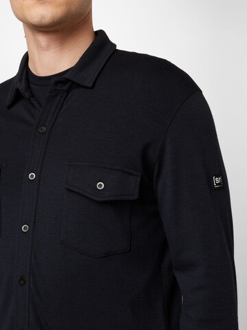 super.natural Regular fit Functioneel overhemd 'ADVENTURE' in Zwart