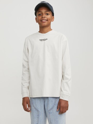 Jack & Jones Junior Shirt 'Vesterbro' in Wit: voorkant