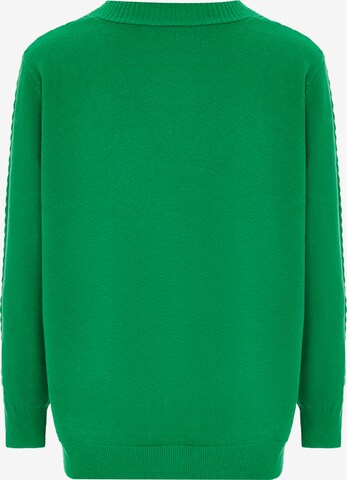 ALARY Knit Cardigan in Green