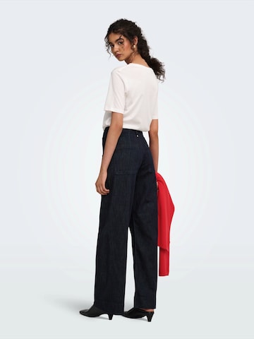 ONLY Wide leg Jeans 'ONLOLIVIA' in Blauw