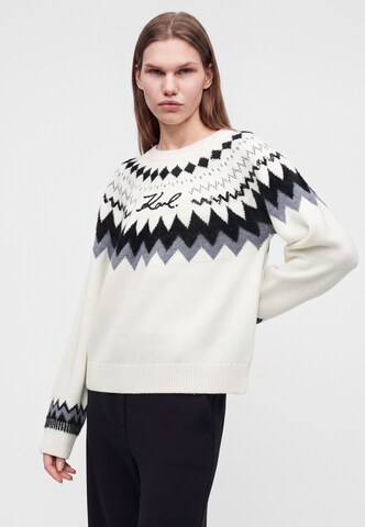 Karl Lagerfeld - Jersey en blanco