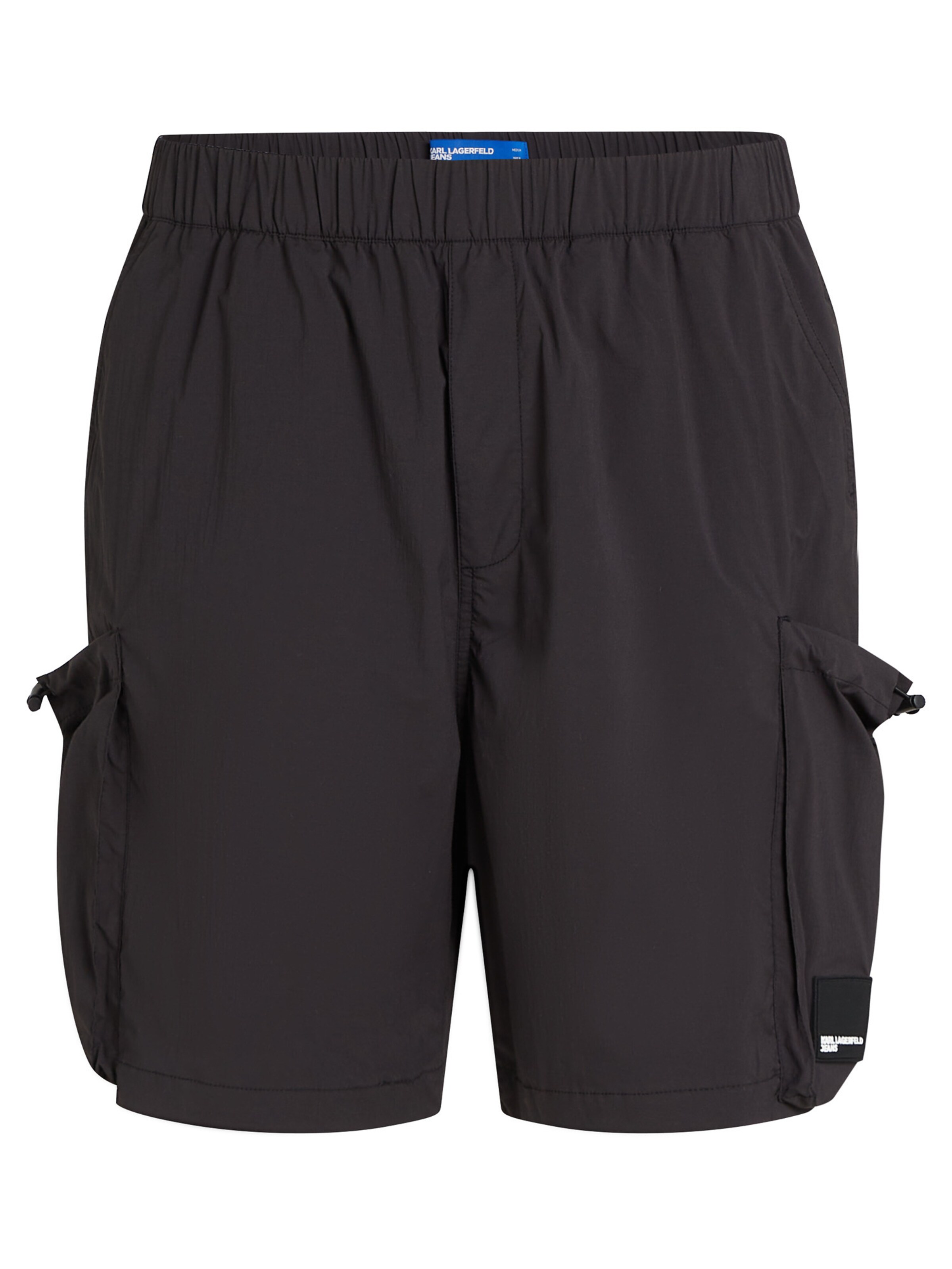 KARL LAGERFELD JEANS Normální Kalhoty – černá: přední strana