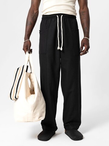 Loosefit Pantalon 'Mesa' VAMOS CLO en noir : devant