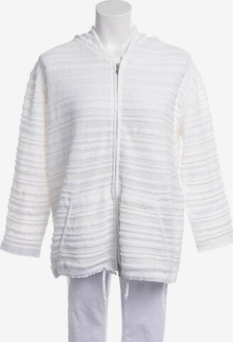 ESCADA Sweatshirt & Zip-Up Hoodie in M in White: front