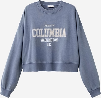 MANGO TEEN Sweater majica 'Columbia' u safirno plava / bijela / prljavo bijela, Pregled proizvoda