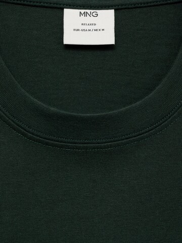 MANGO MAN T-shirt 'ANOUK' i grön