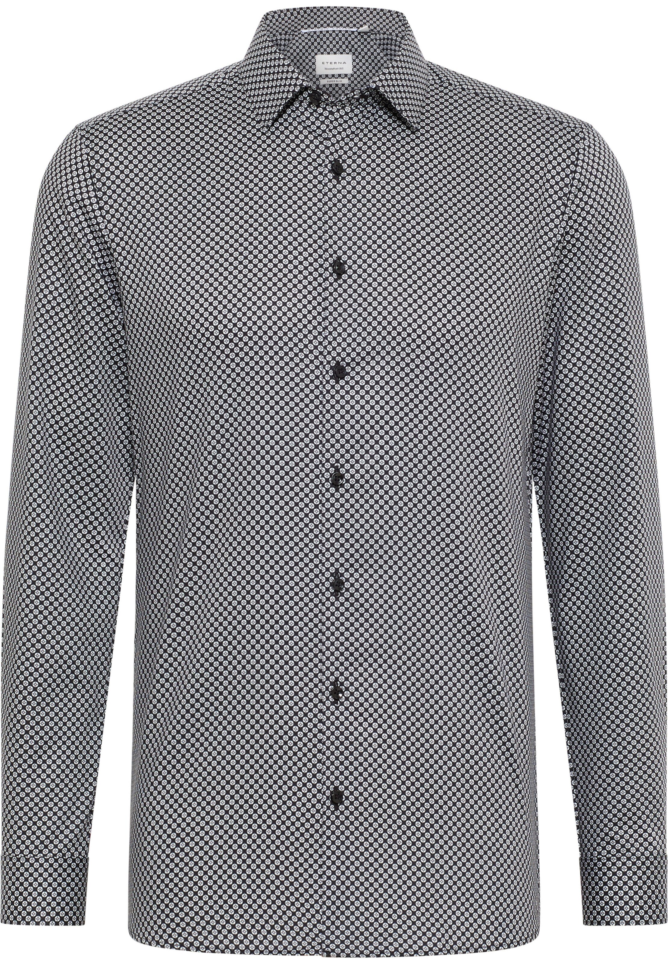 ETERNA Businesshemd in Schwarz: Vorderseite