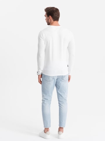 Ombre Shirt‌‌‌‌‌ in Weiß