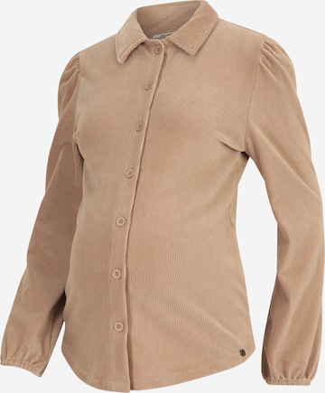 LOVE2WAIT Blus i beige: framsida