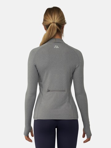 T-shirt fonctionnel 'Half Zip' DANISH ENDURANCE en gris