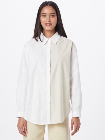 MSCH COPENHAGEN - Blusa 'Haddis' em branco: frente