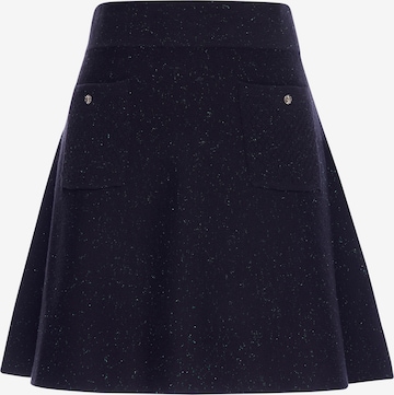 Jupe faina en noir : devant