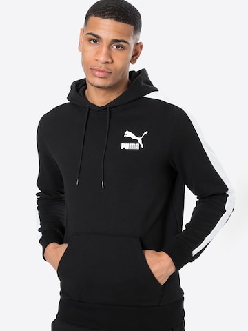 PUMA Sweatshirt in Black: front