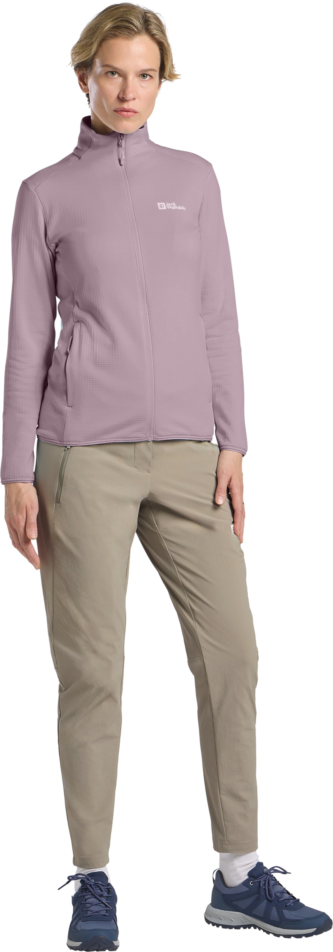 JACK WOLFSKIN Funktionsfleecejacke in Lila