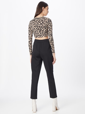ABOUT YOU Regular Pleat-Front Pants 'Laureen' in Black
