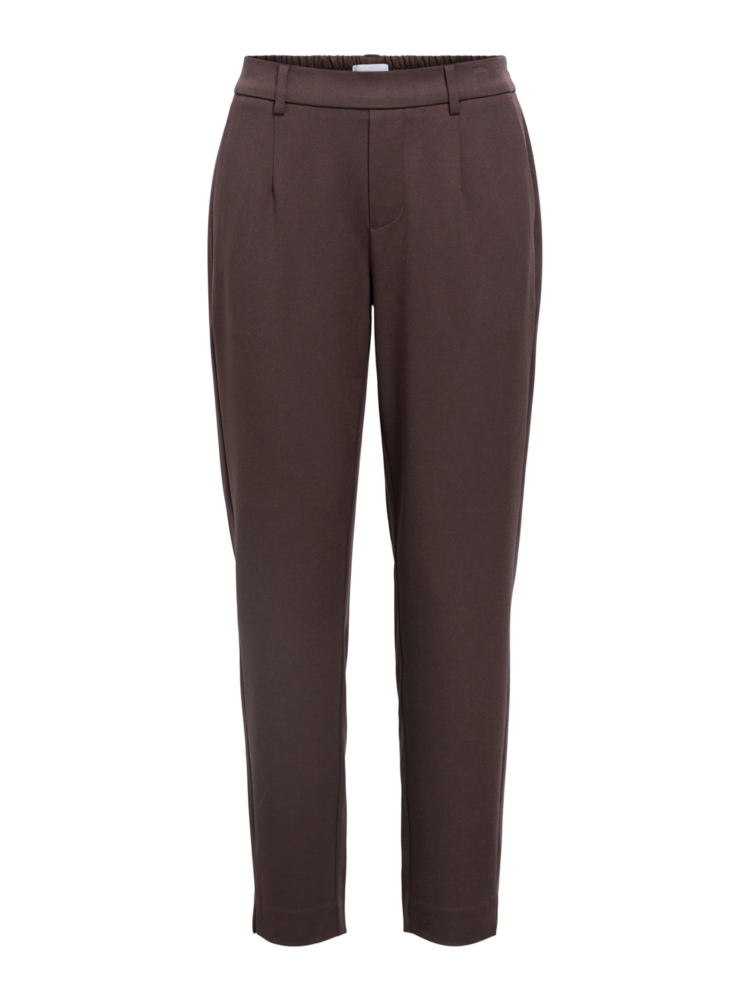 OBJECT Slimfit Broek 'OBJLisa' in Bruin: voorkant