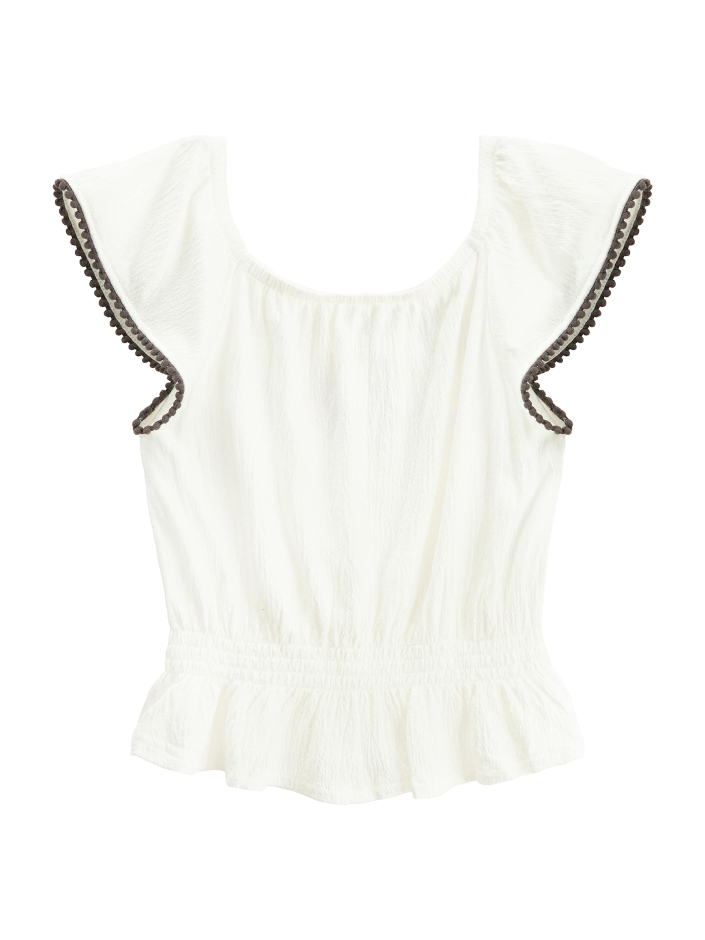 Cool Club Top – bílá: přední strana