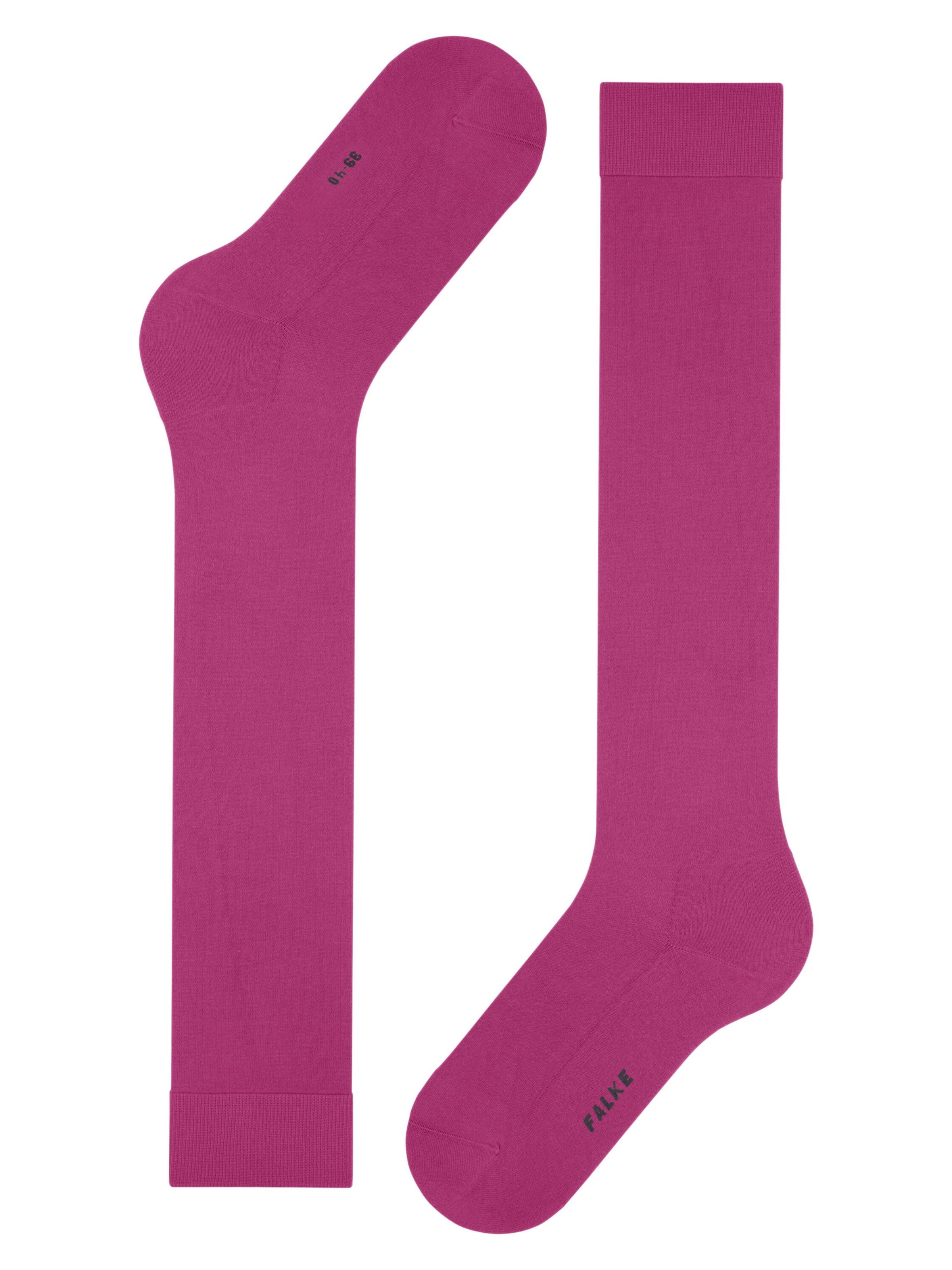 FALKE Knee High Socks 'ClimaWool' in Purple