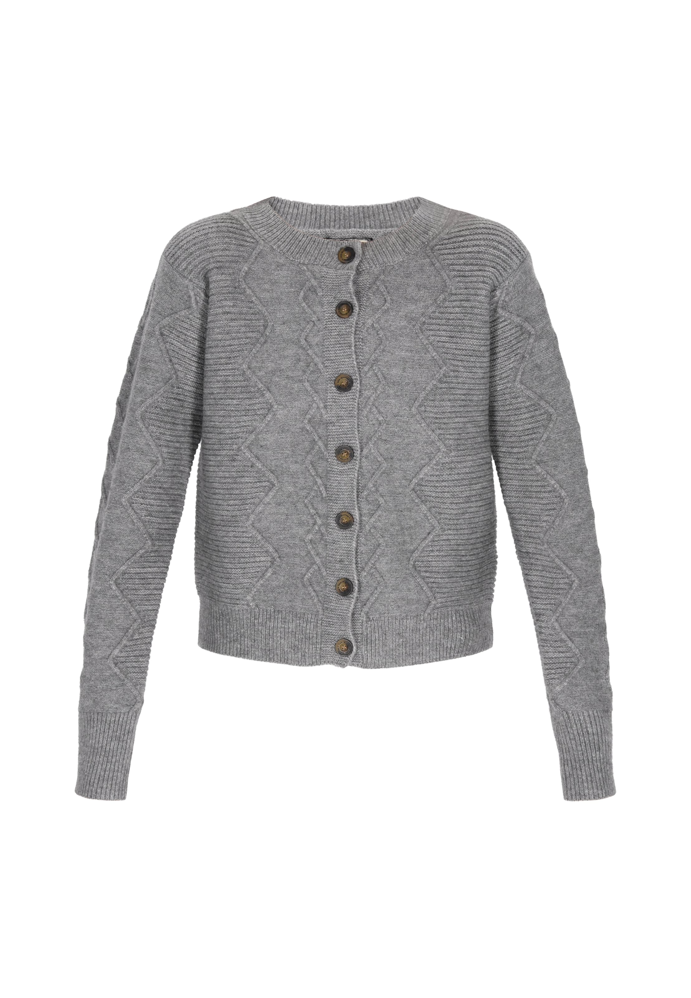 DreiMaster Vintage - Cárdigan en gris: frente