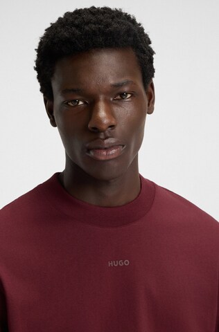 HUGO T-Shirt 'Dapolino' in Rot
