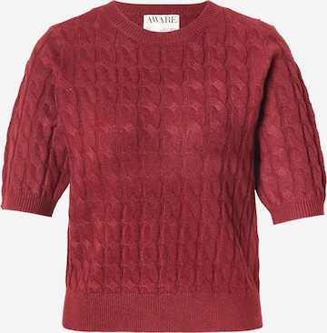 Aware Pullover 'VMLorella' in Rot: Vorderseite